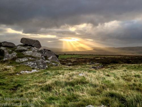 Bluestone rocks at sunrise